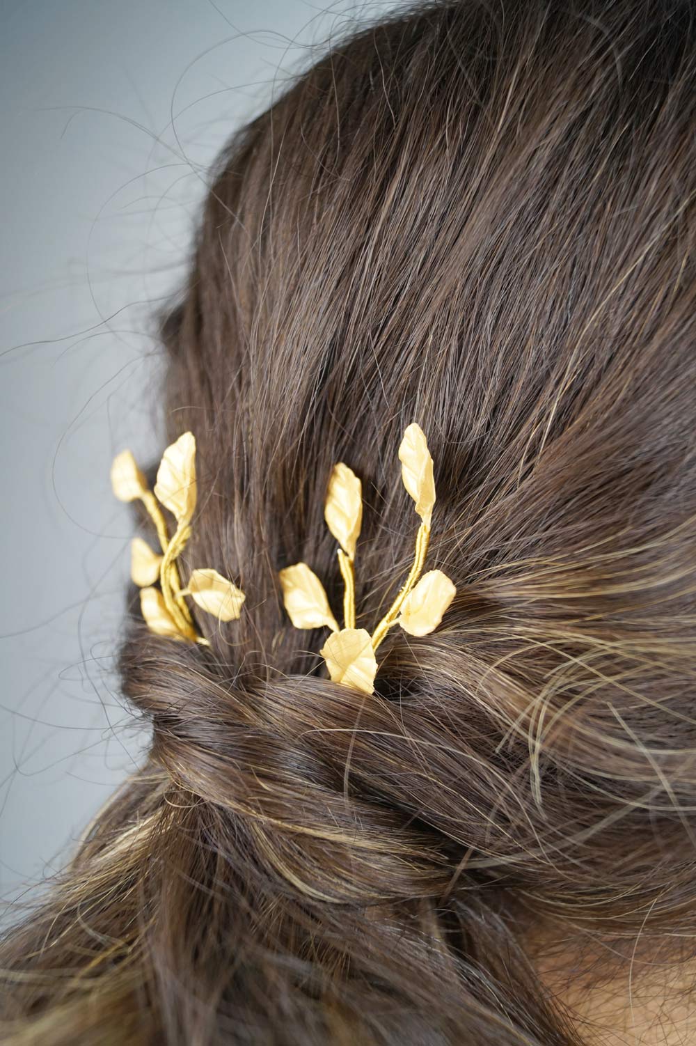 horquillas para novia dorada