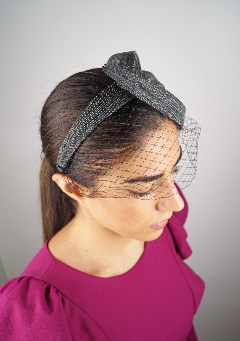 diademas con velo