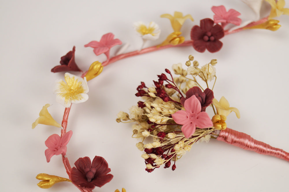 tocados de novia para pelo corto