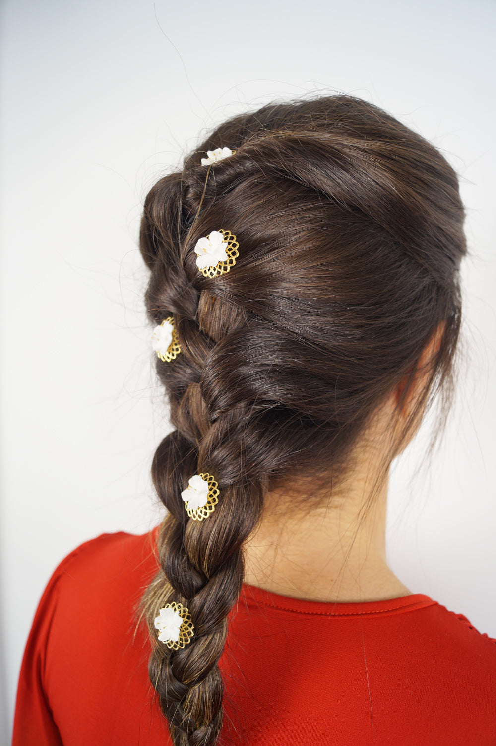 horquillas para peinados con trenza