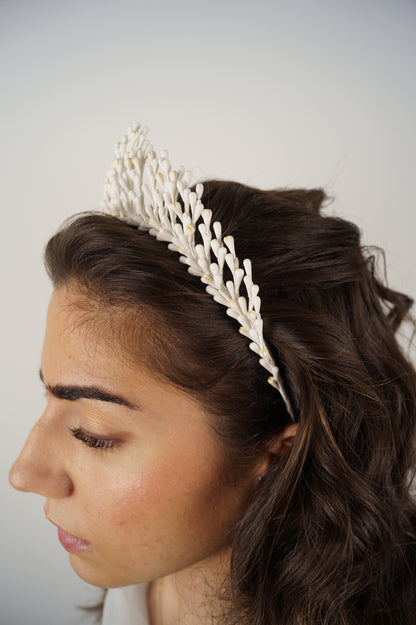 Diadema para novia Martina.