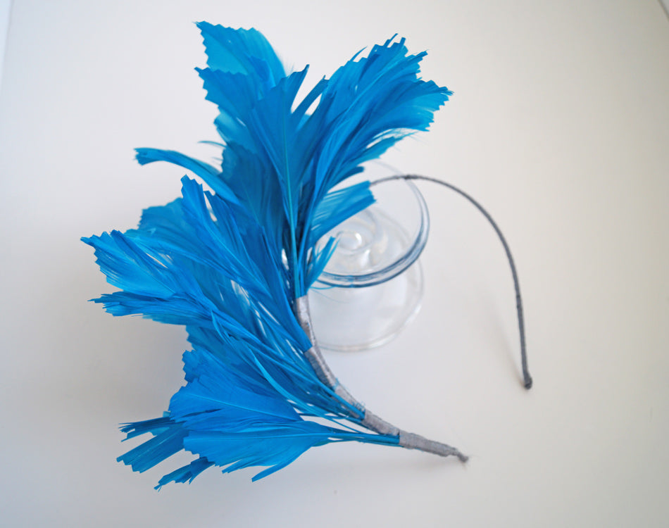 Diadema para invitada. "Agua"