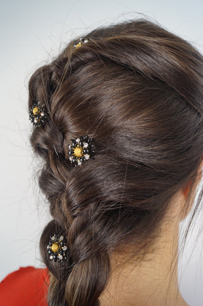Horquillas para novia. "Azabache"