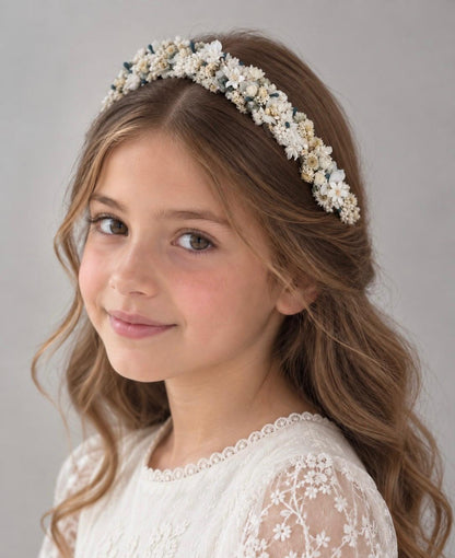 Diadema de comunión Erika.