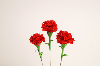 Alfiler para boda. "Clavel rojo"