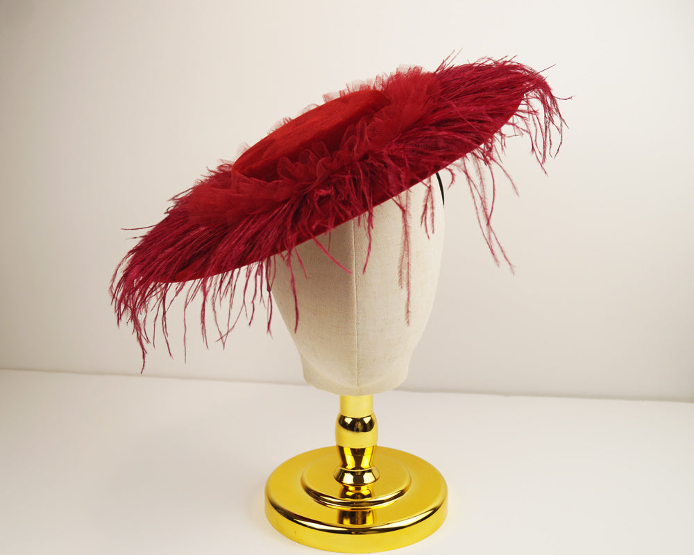 tocado de plumas
